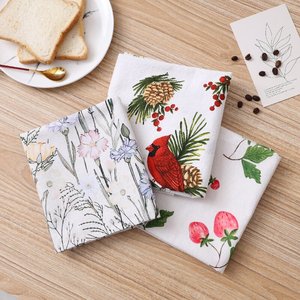 Toalla de Saco de Harina Blanca (En Blanco) Multiusos 100% Algodón, Tejido Liso Personalizado de Secado Rápido - Product Image 4