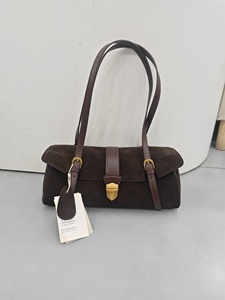 Borsa di Lusso in Vera Pelle per Donna, Borsa a Tracolla Retrò all'Ingrosso, Classica Borsa in Pelle Scamosciata, Borse di <span class=keywords><strong>Moda</strong></span> in Pelle Personalizzate e Trendy - Product Image 5