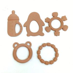 Juguete de Silicona de Grado Alimenticio para Bebés, con Forma de Ballena, para Entrenar los Músculos Orales, Apto para Bebés de 3 Meses - Product Image 4