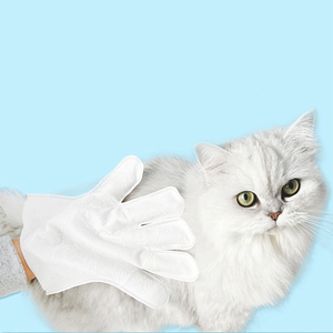 Gants de nettoyage humides <span class=keywords><strong>pour</strong></span> animaux, lingettes nettoyantes, personnalisées, de marque, <span class=keywords><strong>pour</strong></span> chiens et chats, unités - Product Image 1