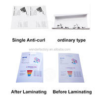 Laminateur à rouleaux hydraulique WD-FM720Y, largeur 520-720 mm, simple ou double face, pour papier A3 A4 A5 A6