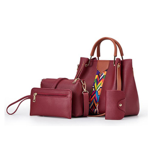 Precio barato de 4 piezas de bolsa-en-Bolsa de gran capacidad de lujo de las <span class=keywords><strong>mujeres</strong></span> de cuero de la PU de hombro bolsos de mano - Product Image 2