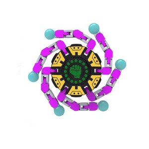 Toupie transformable à manivelle lumineuse pour enfants et adultes, pour la relaxation et la décompression - Product Image 5