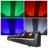 Láser de Línea RGB de 8 Lentes 300-500W Rojo Verde Azul a Todo Color con Control DMX512 Clasificación IP33 para DJ Discoteca Club Nocturno Evento Escenario