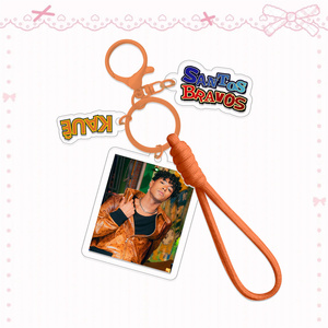 Llavero de Santos Bravos con capa gruesa de acrílico, colgante con foto HD de DREW, GABI, KENNETH, ALEJANDRO, cordón para fans, regalo. - Product Image 5