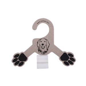 Cintre en <span class=keywords><strong>papier</strong></span> recyclé à impression personnalisée harnais pour chiot et chien cintres kraft en carton pour vêtements pour animaux de compagnie avec stratification mate - Product Image 2