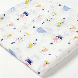 Coperte Swaddle in Mussola per Neonati 120x120cm, Coperta per Bambini in Cotone e Bambù - Product Image 3