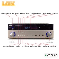 Système d'amplificateur de cinéma maison 51 5.1 Amplificateur Hifi Power Channel Audio Home Cinéma Amp Laix Av-190