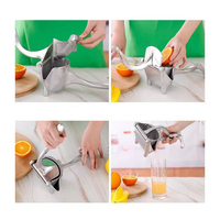 Presse-agrumes manuel en métal pour jus de citron, de lime, d'orange, machine à jus de canne à sucre, outils de cuisine pour fruits