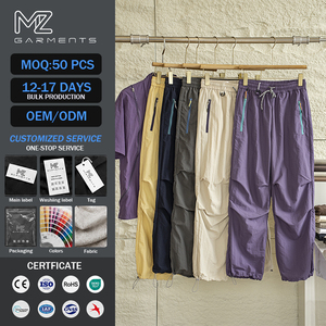 <span class=keywords><strong>Pantaloni</strong></span> Cargo Unisex Casual da Uomo e <span class=keywords><strong>Donna</strong></span>, Gamba Dritta, Primavera Autunno, Streetwear, Antivento, <span class=keywords><strong>Impermeabili</strong></span>, Antipiega, Vestibilità Ampia - Product Image 1