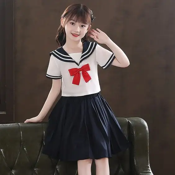 Uniforme escolar japonesa jk sailor feminino, uniforme escolar sexy japonês de verão para meninas