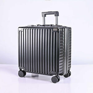 Vente en gros de bagages de <span class=keywords><strong>cabine</strong></span> en aluminium de 18 pouces <span class=keywords><strong>valise</strong></span> en ABS avec roues de transport sacs de voyage bagage à main Maletas De Viaje - Product Image 6