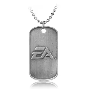 Accessoires en métal personnalisés en acier inoxydable Dog Tag chaîne de décoration de vêtements