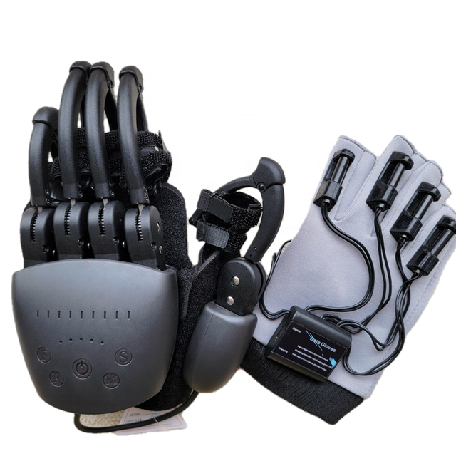 JIHE-TCM Intelligent Electric Biomimetic Exoskeleton Mechanical Power Rehabilitation Robot Gloves with Mirror Function