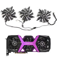 Nouveau ventilateur GPU 4PIN 85MM RX6600XT, compatible avec la carte graphique Yeston Radeon RX 6650 XT 5500XT 8GD6 Game Master, pour le refroidissement.