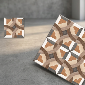 Carreaux de sol en porcelaine émaillée numérique antidérapants pour extérieur, design cubique 40x40cm, nouveau design - Product Image 2
