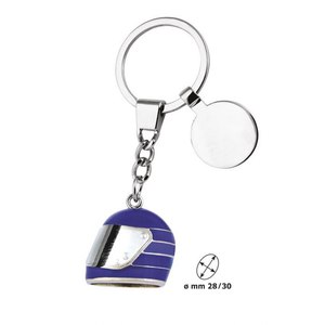Portachiavi a Forma di Moneta Blu, Accessori per Chiavi Auto e Casco - Product Image 1