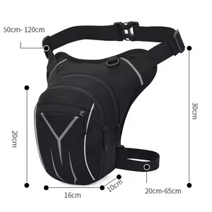 Sac de cyclisme pour sports de plein air sac de taille étanche avec ceinture en toile réglable sac de cuisse pour hommes sac de jambe de vélo paquet B0031 - Product Image 3
