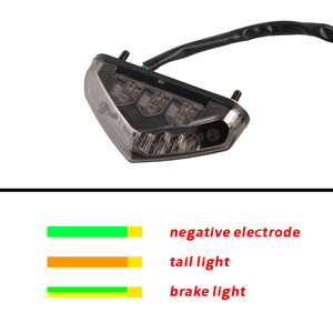 Para KTM EXC <span class=keywords><strong>Honda</strong></span> CRF 230 <span class=keywords><strong>XR</strong></span> 650L Dirt Bike Piezas de motocicleta Dual Sport Super <span class=keywords><strong>Moto</strong></span> E Mark LED luz trasera iluminación - Product Image 4