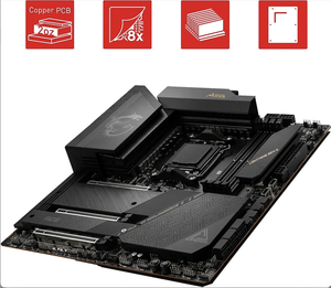 Para MSI MEG X670E Placa-Mãe ATX AM5 Soquete DDR4 Dupla Memória Canal para AMD para Ryzen 7000 Servidor Novo Disco Rígido SATA - Product Image 4