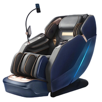 2026 Luxuriöser Tragbarer Ganzkörper-Massagesessel mit Schwerelosigkeit, PU-Leder, Tiefenkneten, Wärmetherapie, Vibration und Bluetooth-Musikplayer