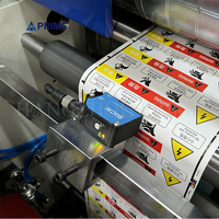 Impression d'étiquettes autocollantes utilisées Machine de rebobinage semi-rotative de découpe et de refendage avec stratification