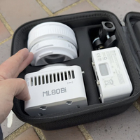 GODOX ML80Bi Lumière LED portable pour la photographie en extérieur, éclairage de remplissage pour diffusion en direct, éclairage constant de studio