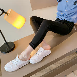 กางเกงขายาวเด็ก สีดำล้วน ผ้าฝ้าย ใส่สบาย สำหรับเด็กผู้หญิง - Product Image 4