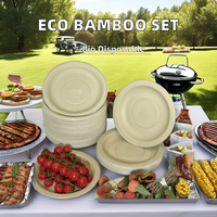 Assiette Ronde Jetable Personnalisée Écologique de 6, 7, 8, 9 et 10 Pouces en Plastique Recyclé pour Salades, Nouilles, Mariages, Fêtes, Pique-niques et Restaurants