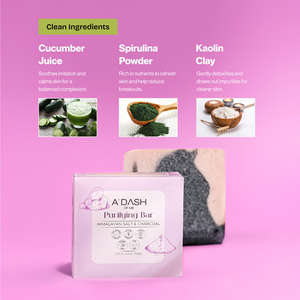 Jabón Purificante con Sal del Himalaya y Carbón Vegetal para una Limpieza Profunda, Jabón Natural para el Cuidado de la Piel para Uso Diario - Product Image 3