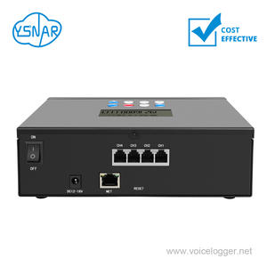 YSNAR Grabadora de Voz de Red Linux de 4 Canales con Tarjeta SD 7104SL, Grabadora de Voz Telefónica Fija Independiente Personalizada con Pantalla LCD de 7 Segmentos para - Product Image 2