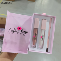 Kit Lèvres Rose Haute Pigmentation 3-en-1 : Rouge à Lèvres Vegan, Gloss et Crayon Contour des Lèvres Retractable – Marque Privée