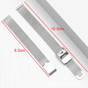 Fabricantes Personalizar 18mm 20mm 22mm Ajustable Mujeres Hombres Milanese Lujo Metal Acero Inoxidable <span class=keywords><strong>Reloj</strong></span> Bandas <span class=keywords><strong>Correa</strong></span> - Product Image 5