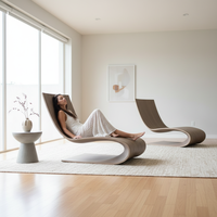 Meubles paramétriques personnalisés pour une personne, tabouret en bois massif pour intérieur et extérieur, sièges décontractés pour centres commerciaux et centres de vente