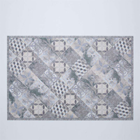 Tapis d'entrée extérieur en PVC fait main, style français et chinois, imperméable et facile à nettoyer
