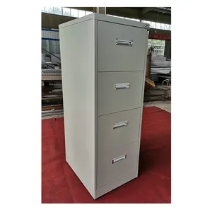 FAS-002 furnitur kantor 4D Luoyang lemari 4 laci kabinet baja penyimpanan arsip logam vertikal