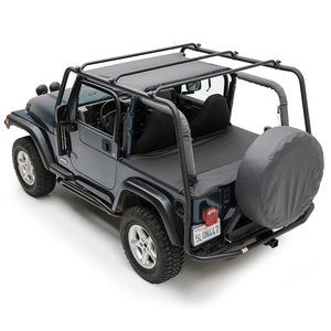 Panier de toit COSMOR en noir texturé pour Jeep <span class=keywords><strong>Wrangler</strong></span> Jk - Product Image 1