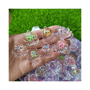 100 Piezas de Mini Figuras de Pulpo Luminosas de Resina, Pequeños Animales Marinos, Manualidades que Brillan en la Oscuridad para Jardín de Hadas, Regalo de Fiesta de Cumpleaños, Manualidades - Product Image 2