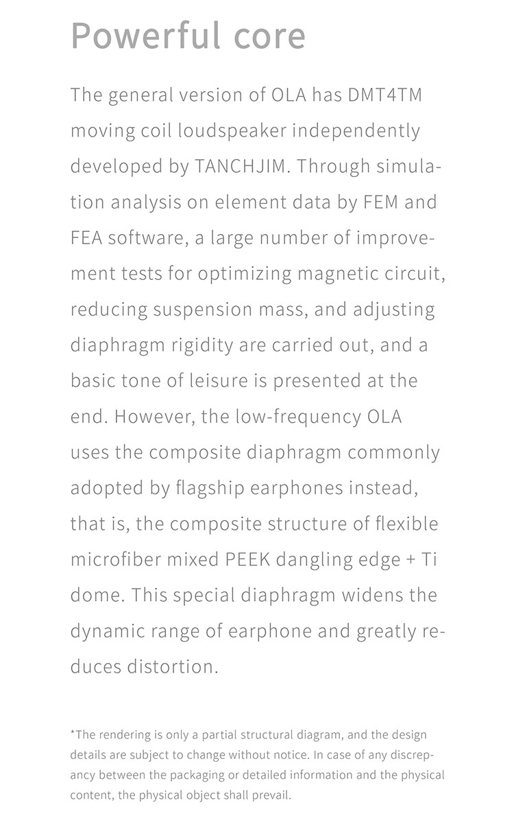 Tanchjim OLA Monitor in-ear wired high sound quality universal K-song gaming headset HIFI earphones