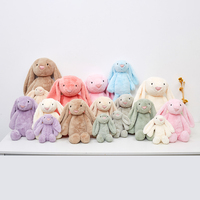 Jouets en peluche doux et moelleux représentant des animaux de la forêt, adorables singes, lapins, éléphants, ours en peluche, compagnons de sommeil pour bébés, cadeaux de vacances