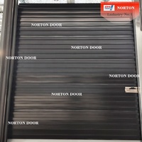 Porte de garage à enroulement en acier galvanisé moderne, best-seller, avec isolation acoustique, taille personnalisable