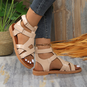 Hot 2025 Flat <b>Sandals</b> Designer New Summer Women's Slides Light Weight PU Fashion High Quality Wholesale <b>sandals</b> - Product Image 4