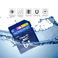 Cartes mémoire SD 8G-128G haute vitesse CLASS10/U3 pleine capacité en plastique pour Smart TV, ordinateur portable et ordinateur