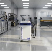 Máquina de Soldadura Láser de Fibra Portátil de Alta Potencia de 3000W, Refrigerada por Agua, para Acero Inoxidable y Aluminio