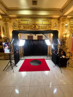 360 au-dessus de la tête vidéo cabine photo équipement de location pour événements prix machine photographie à distance lumières coquille photogr