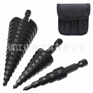 Metric Step Drill Bits 4-32mm Hex Shank TiCN Coated For Nonferrous Metals - Product Image 4