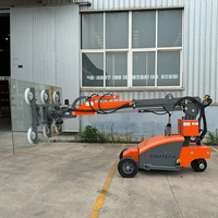 Produsen Vacuum Lifter 300kg 600kg Pengangkat Elektrik untuk Granit, Marmer, Kaca, Kayu, Kayu Lapis dengan Cup Penghisap Mobile