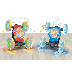 Camion Telecomandato AJB 27M Hz a 4 Canali con Luci <span class=keywords><strong>e</strong></span> Musica, Rotazione a 360 Gradi, Auto Telecomandata per Bambini - Product Image 6