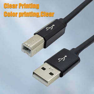 USB Convert Data Line Wire Harness Black A-B Male to Male Printer <b>Power</b> <b>Cable</b> for Electronic Devices - Product Image 6
