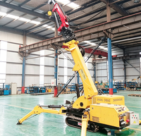 Grue araignée moderne avec commande hydraulique avancée pour un transport efficace de charges lourdes